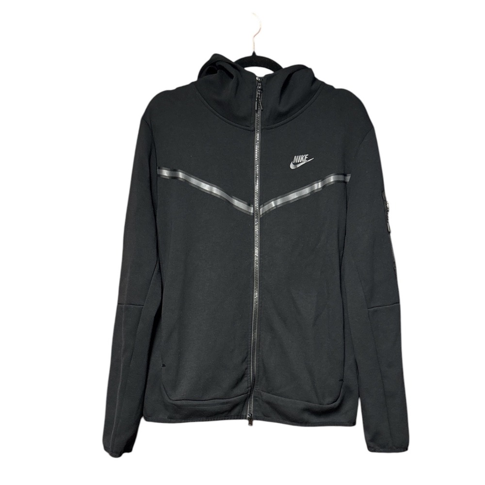 Nike Tech Fleece Men's Full Zip Hoodie Black Size XL CU4490-010